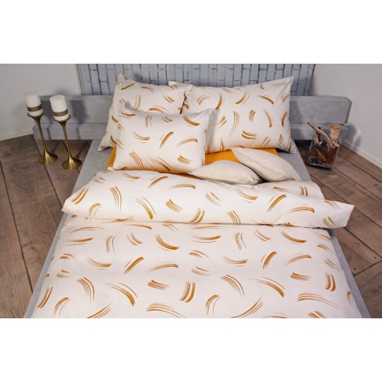 Tamara R Selection Satin Bettwäsche ASYA beige