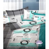 Bettwäsche Seersucker SONO türkis