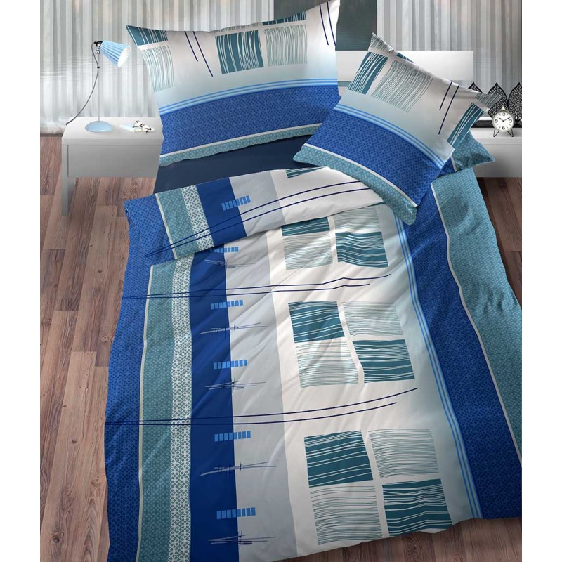 Bettwäsche Jersey AMALFI blau