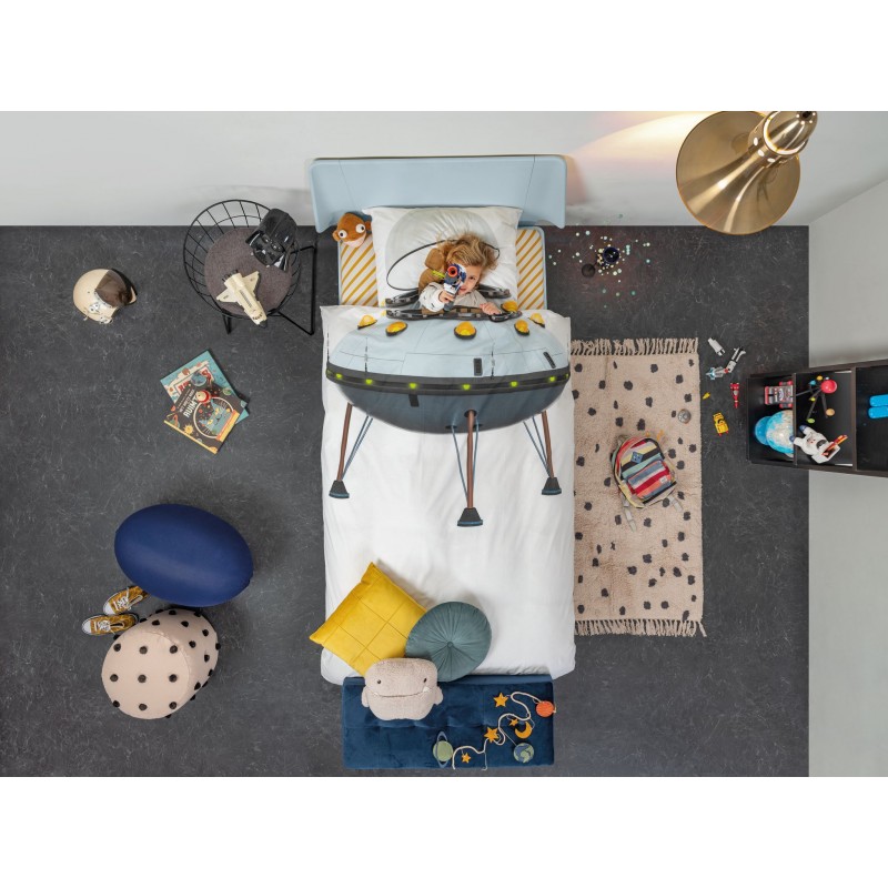 Jugend Bettwäsche Snurk UFO 160x210+65x100 cm