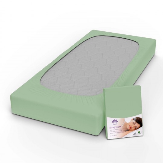 Fixleintuch Jersey Souplesse Aloe