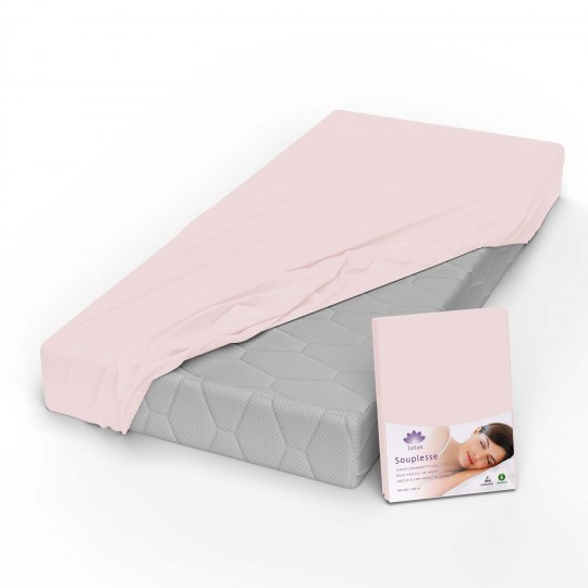 Fixleintuch Jersey Souplesse puderrosa 12
