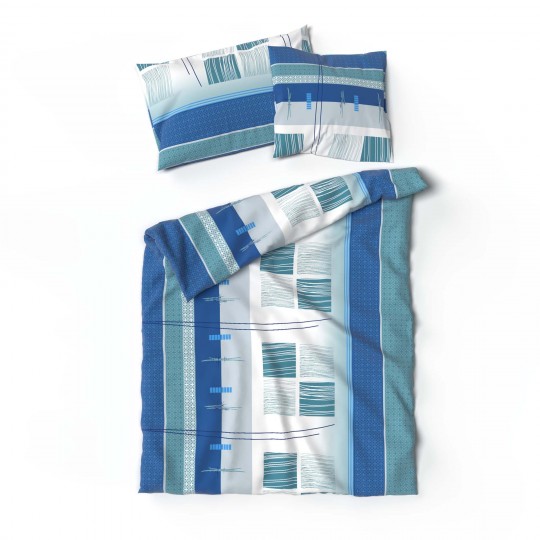 Bettwäsche Jersey AMALFI blau
