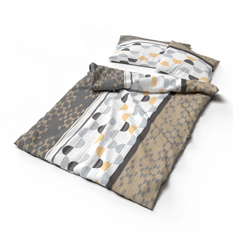 Lotus Bettwäsche Seersucker ANDRINA beige