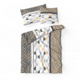 Lotus Bettwäsche Seersucker ANDRINA beige