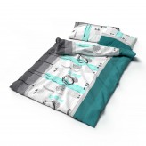 Bettwäsche Seersucker SONO türkis