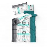 Bettwäsche Seersucker SONO türkis