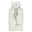 Snurk Kinderbettwäsche Meerjungfrau 160x210+65x100 cm