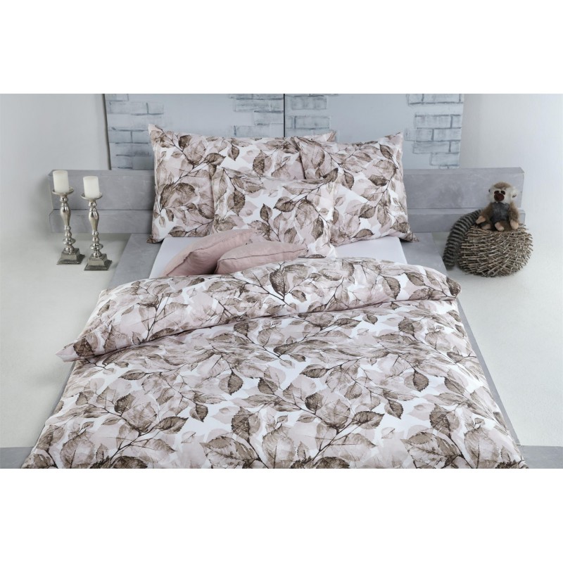 AColori Satin Bettwäsche  LIAS beige