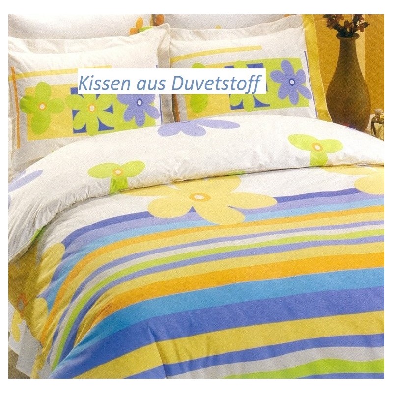 AColori Satin Bettwäsche DENIZ blau